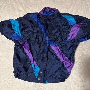 Christian Dior Monsieur Vintage Colorblock Windbreaker Jacket XL